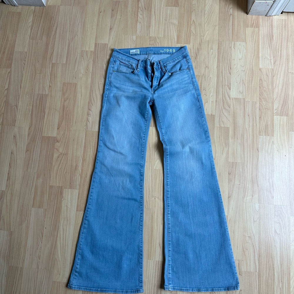 GAP 1969 Light Blue Denim Jeans Vintage High Rise